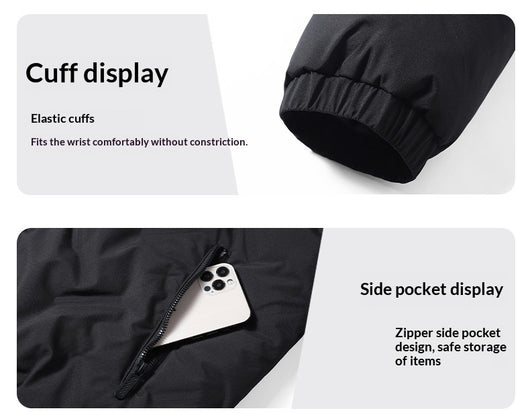 Chaqueta de Plumas para Hombre: Abrigo Grueso Impermeable y Térmico - Image 12