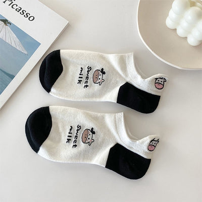Calcetines de Algodón Bordados Transpirables para Hombre - Image 8
