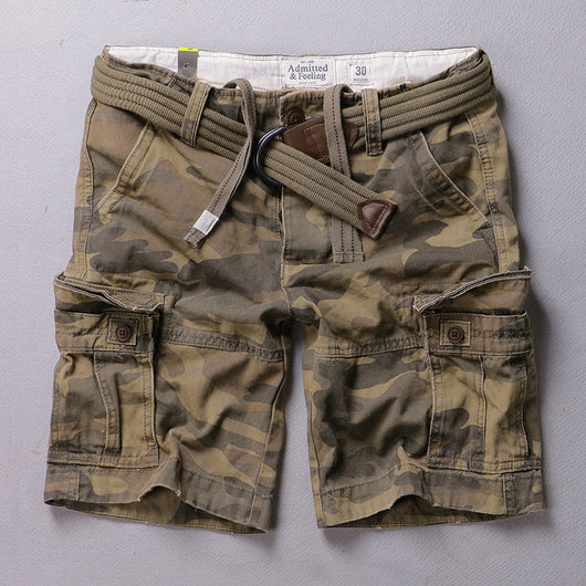 Pantalones Cortos Cargo Camuflaje Talla Grande para Hombre - Image 4