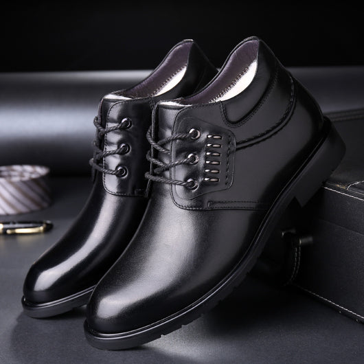 Zapatos Altos de Lona para Hombre con Cordones