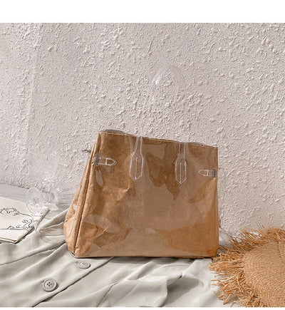 Bolsa Kelly en Papel Kraft Transparente - Image 28