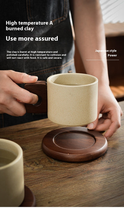 Taza de Cerámica Estilo Japonés Retro para el Bienestar - Image 8