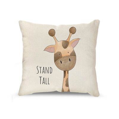 Funda de Almohada Decorativa Leoncito Adorable - Estilo Nórdico en Lino - Image 6