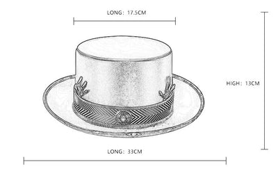 Sombrero de Mago Cúpula Doctor Peste Estilo Caballero - Image 8