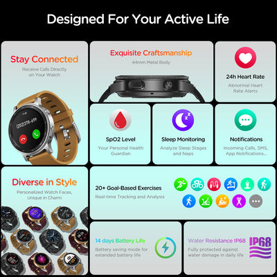 Reloj Inteligente con Monitoreo de Oxígeno, Presión Arterial y Frecuencia Cardíaca - Image 10