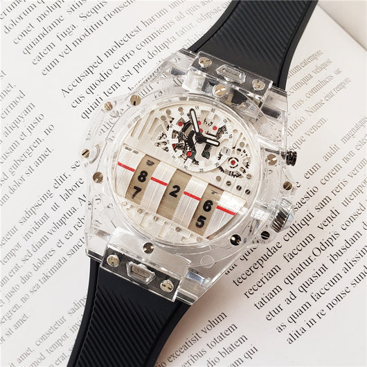 Reloj de Cuarzo con Caja Transparente - Image 11