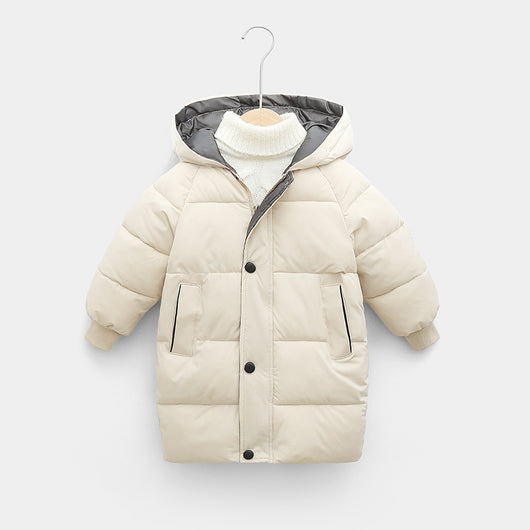 Chaqueta Acolchada de Plumón Infantil Larga - Image 19