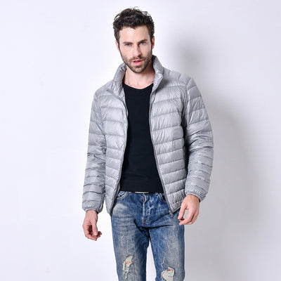 Chaqueta de plumas ligera con cuello ajustado - Image 17