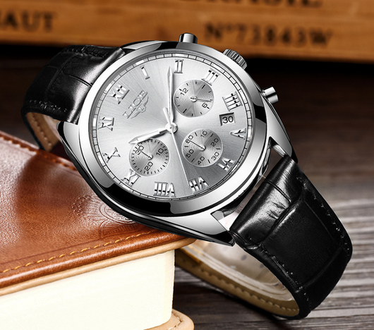 Reloj Deportivo Deportivo de Acero Inoxidable con Esfera Grande Estilo Europeo - Image 15