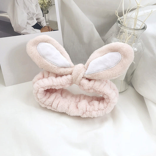 Diadema Lavable con Orejas de Conejo para Maquillaje - Image 19