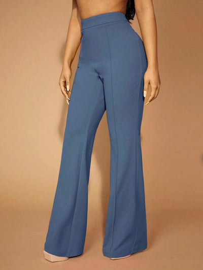 Pantalones de Cintura Alta para Mujer - Elegancia Profesional y Comodidad Diaria - Image 24