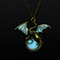 Glowing Dragon Pendant Necklace 02
