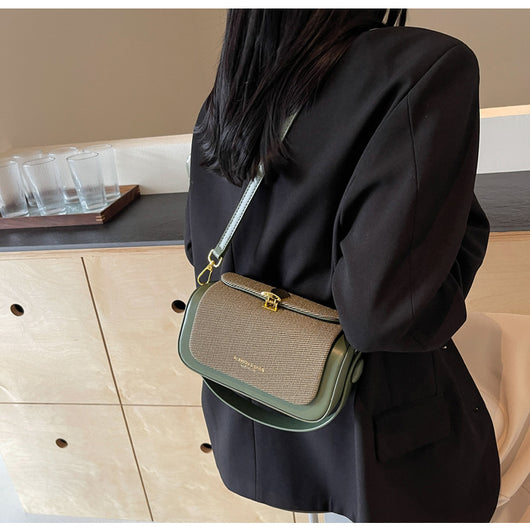 Bolso Mensajero Minimalista de Cuero para Mujer - Image 30