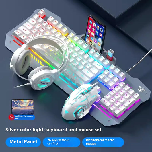 Bundle Completo: Teclado Mecánico, Ratón Alámbrico y Audífonos Gaming - Image 19