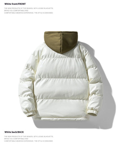 Abrigo Acolchado Coreano con Capucha - Diseño Moderno de Dos Capas - Image 12