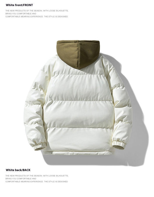 Abrigo Acolchado Coreano con Capucha - Diseño Moderno de Dos Capas - Image 12
