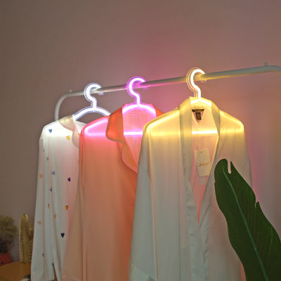 Perchero LED Neón con Luz USB - Soporte para Ropa Iluminado - Image 13
