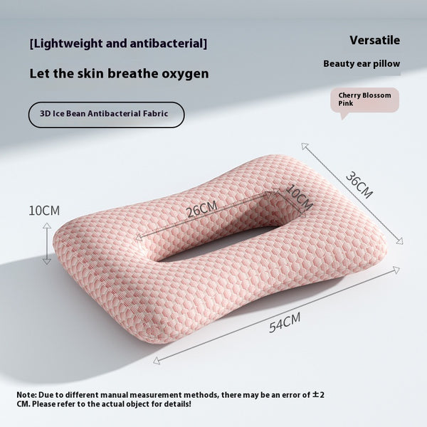 Almohada Ergonómica para Dormir Profundo sin Presión en los Oídos - Image 6