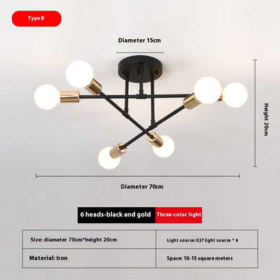 Lámpara de Techo Ramificada LED para Sala y Comedor - Image 5