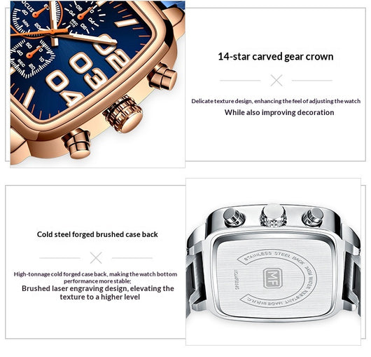 Reloj Multifuncional Resistente al Agua para Hombre - Image 12