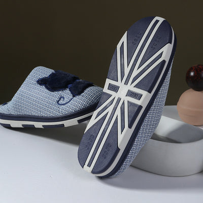 Pantuflas Cálidas de Algodón con Suela Antideslizante - Image 4
