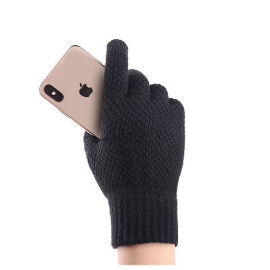 Guantes de Lana Térmica con Dedos Separados para Hombre - Image 5