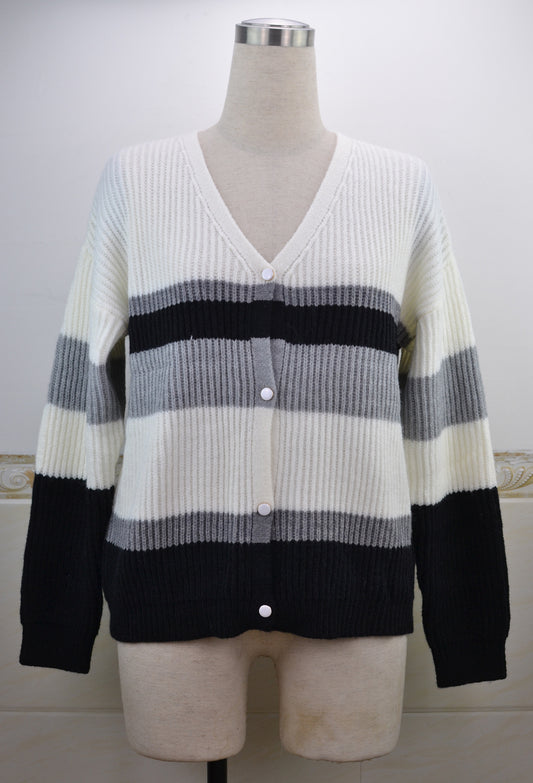 Cardigan Tejido Mixto Estilo Europeo y Americano - Image 2