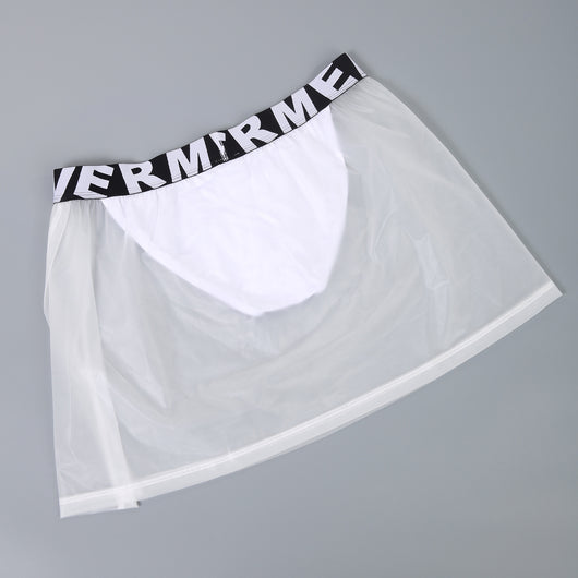 Pantalón Minifalda PVC Transparente para Hombre con Laterales Abiertos - Image 30