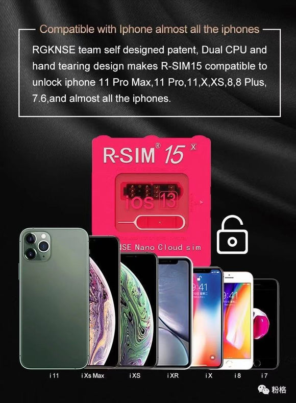 Tarjeta de Desbloqueo Compatible con iPhone