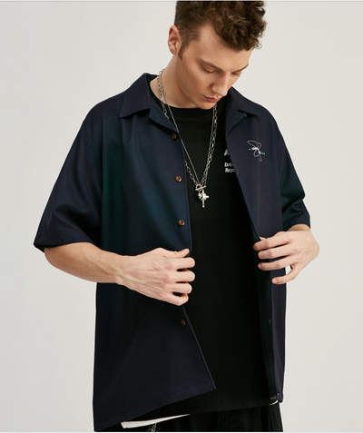 Camisa de Manga Corta con Degradado - Image 16
