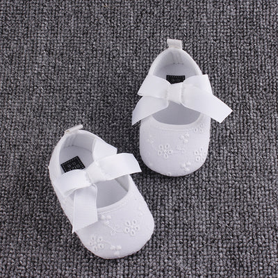 Zapatos de Algodón para Bebé con Elástico y Moño - Calzado Suave para Primeros Pasos - Image 10