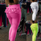Pantalones Yoga Ajustados Jacquard con Diseño Slim