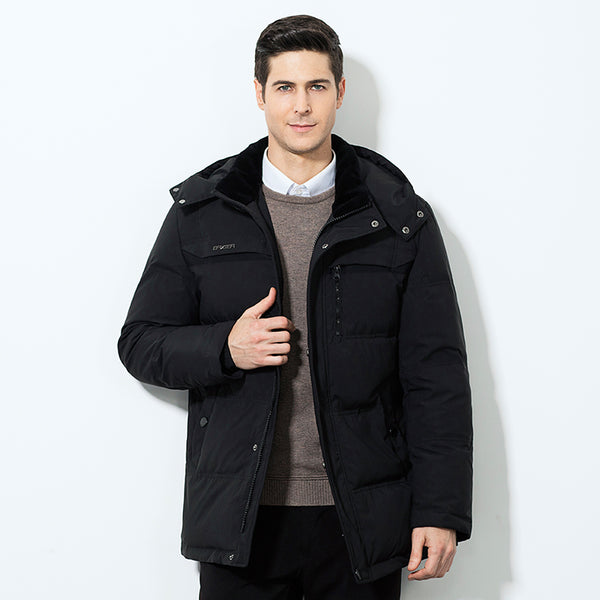 Abrigo Acolchado Térmico para Hombre Adulto Mayor
