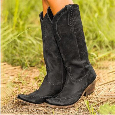 Botas Retro con Tachas para Mujer - Image 4