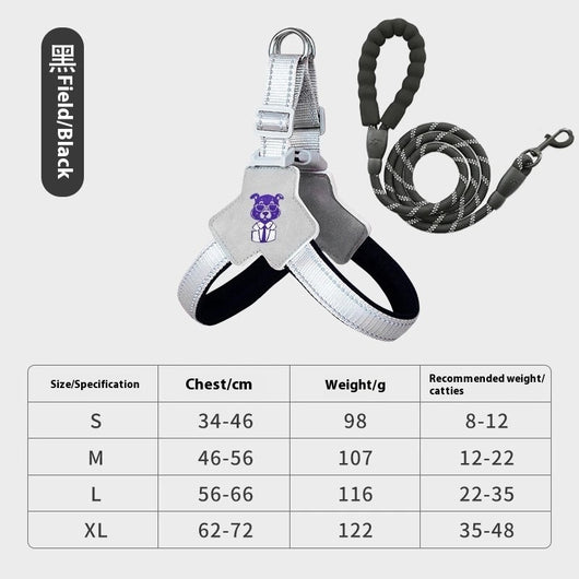 Chaleco Arnés con Cuerda de Sostén para Perros - Image 19