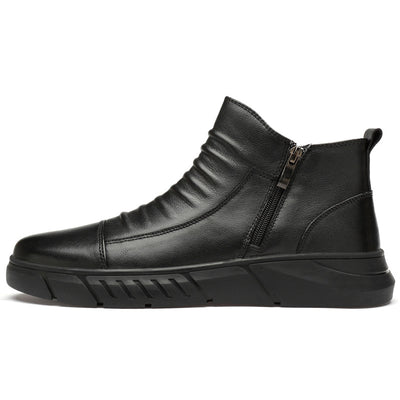 Botas de Cuero Vacuno Casual - Estilo Versátil y Duradero - Image 32