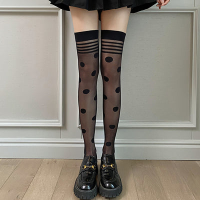 Medias Retro Caladas Punto Fino para Primavera y Verano - Image 7