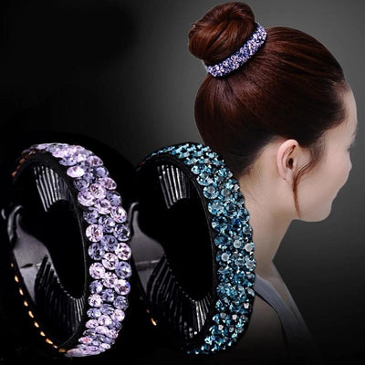 Pinzas para Cabello con Cristales Brillantes