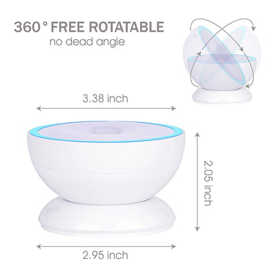 Luz Nocturna LED con Sensor de Movimiento 360° - Recargable para Dormitorio y Pasillos - Image 6
