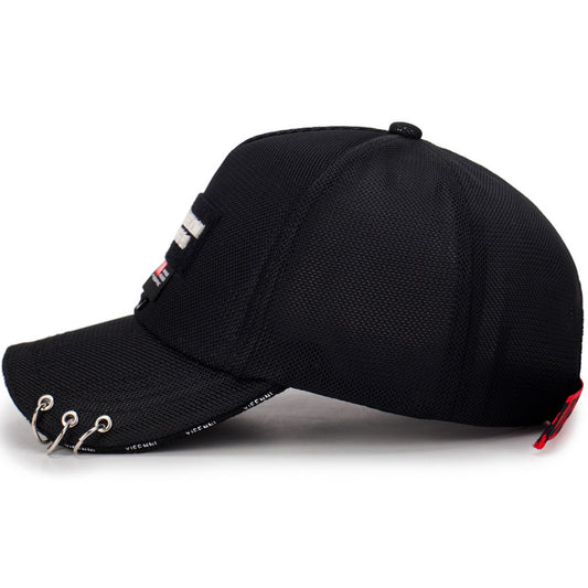 Gorra Warwick con Ala de Tres Aros y Parche - Image 2