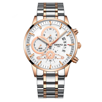 Reloj de Pulsera para Hombre con Correa de Acero Sólido - Image 3