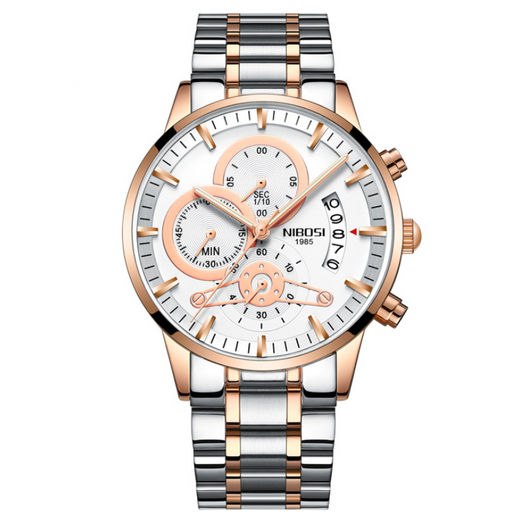 Reloj de Pulsera para Hombre con Correa de Acero Sólido - Image 3