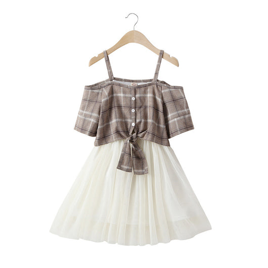 Vestido de dos piezas con malla transparente - Image 3