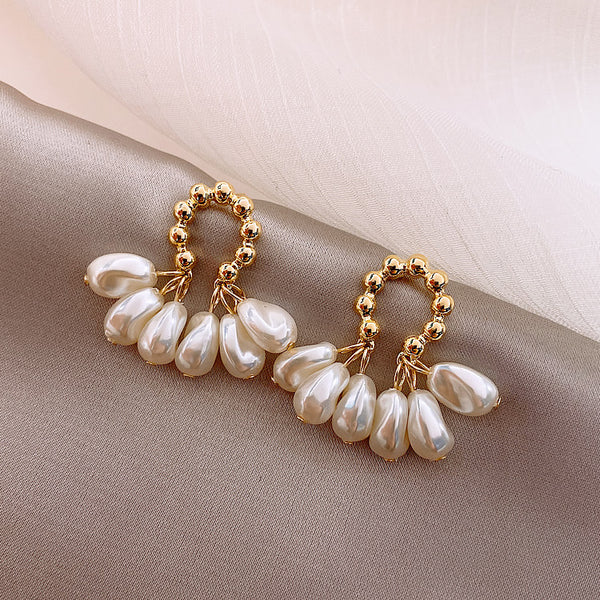 Pendientes de Perlas Barrocas de Agua Dulce