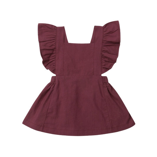 Vestido de Fiesta Princesa con Volantes para Bebé Niña