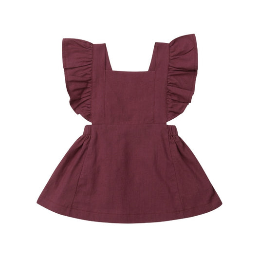 Vestido de Fiesta Princesa con Volantes para Bebé Niña