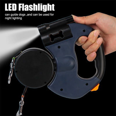 Correa Retráctil para Perros Pequeños con Luz LED y Giratorio 360° - Image 4
