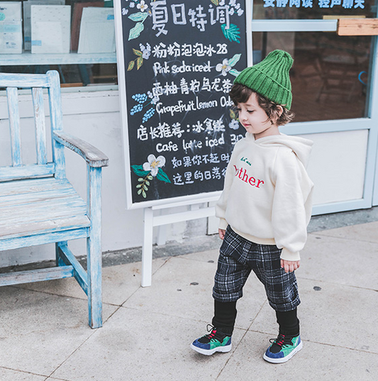 Suéter de Terciopelo para Niño 1-3 Años - Abrigo Grueso Otoño Invierno con Capucha