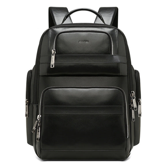 Mochila de Cuero Premium de Grano Completo