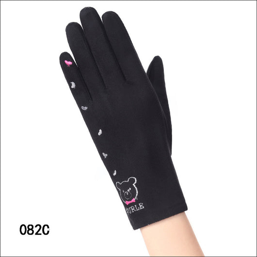 Guantes de Invierno Táctiles Impermeables de Ante - Image 4